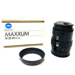 Minolta MAXXUM AF 28-85mm F/3.5-4.5 Macro Alpha Mount Lens in Box